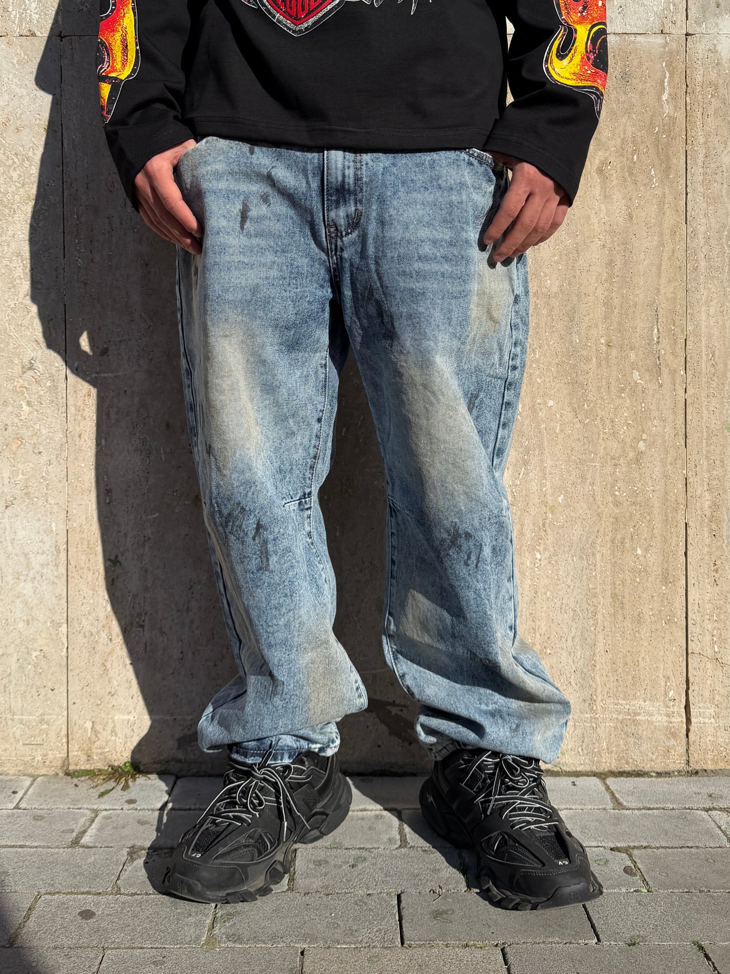 Jeans stone washed