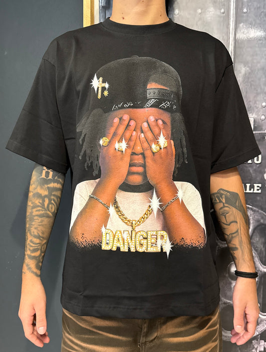 T-SHIRT DANGER NERA