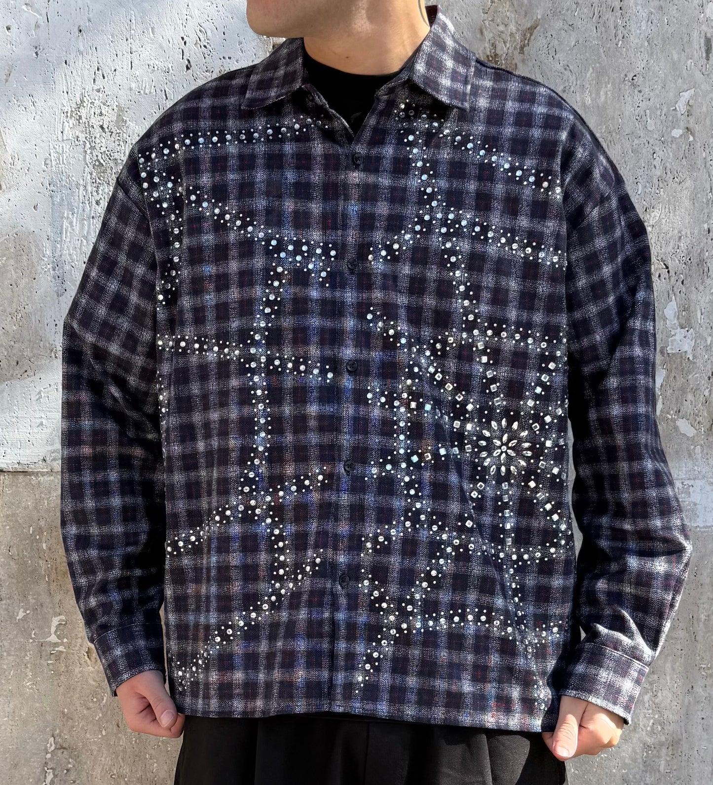 CAMICIA SPIDER BORDEUX