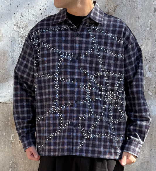 CAMICIA SPIDER BORDEUX