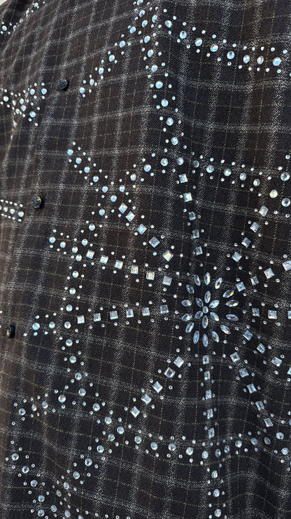 CAMICIA SPIDER MARRONE