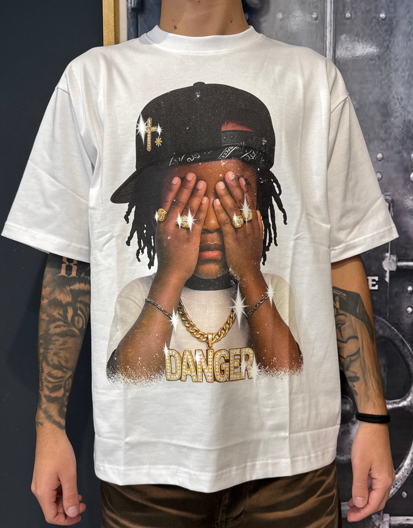 T-SHIRT DANGER BIANCA
