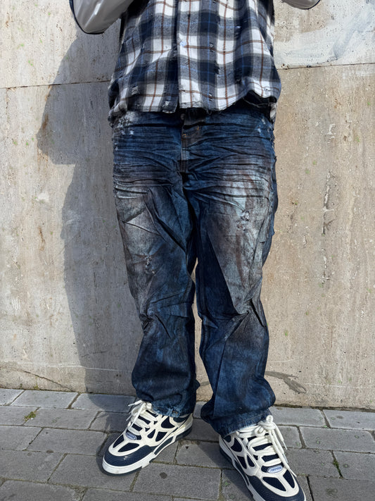 Jeans old rever Cianotic