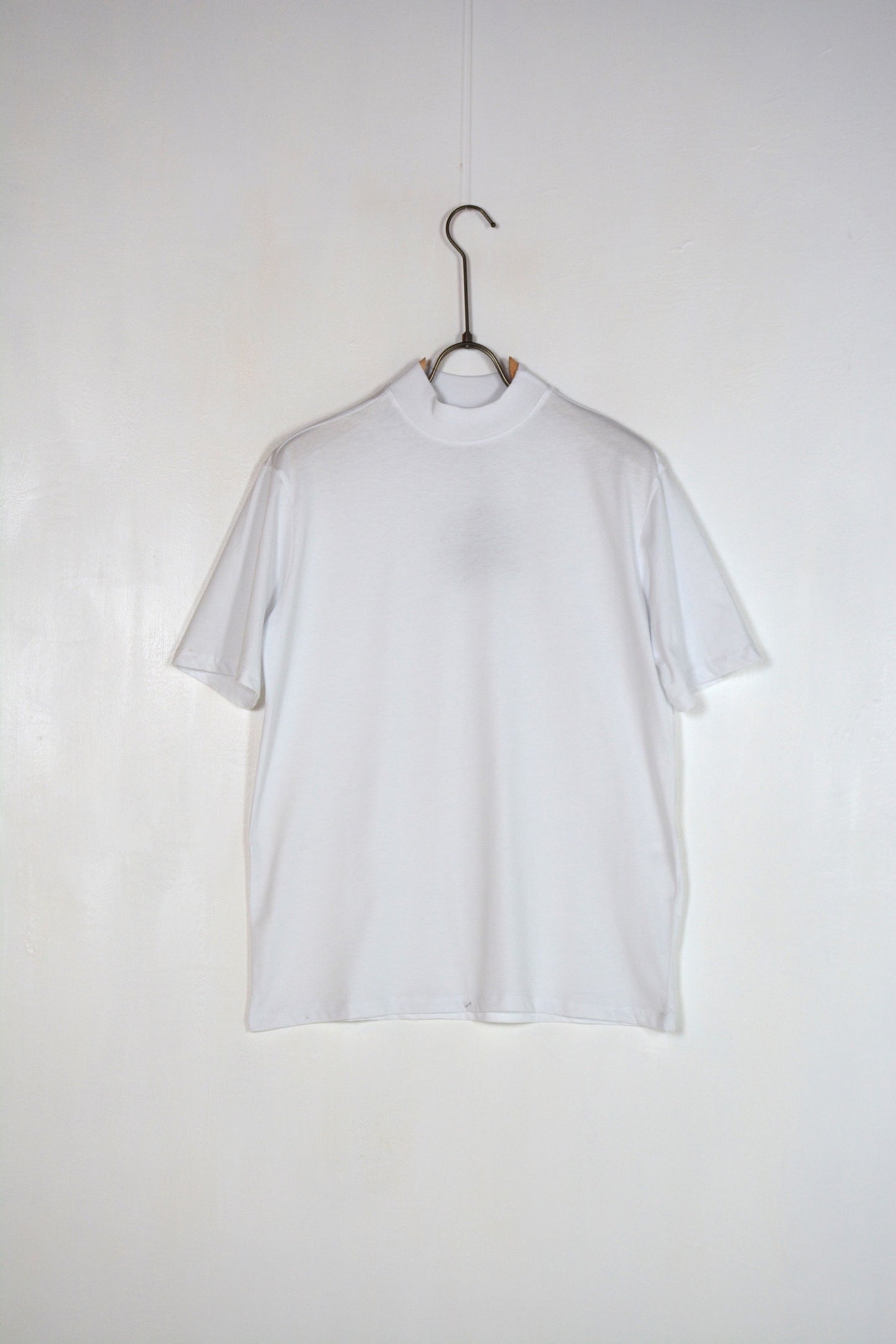 T-SHIRT COLLO ALTO BASIC BIANCA